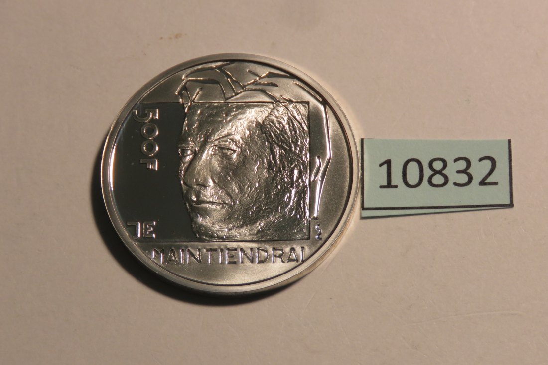  10832 Luxemburg 2000 - 500 Francs - 22,85 g SILBER 0.925 proof - Krönung Henry III.   