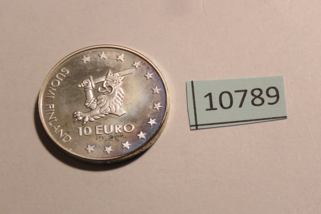  10789 Finnland 1996 - 10 Euro - 14,4 g SILBER 0.925  -  Olavinnlinna   
