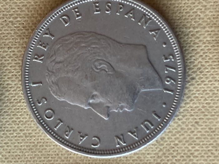  Münze Münzen Umlaufmünze Spanien 5 Pesetas 1975 im Stern 78   