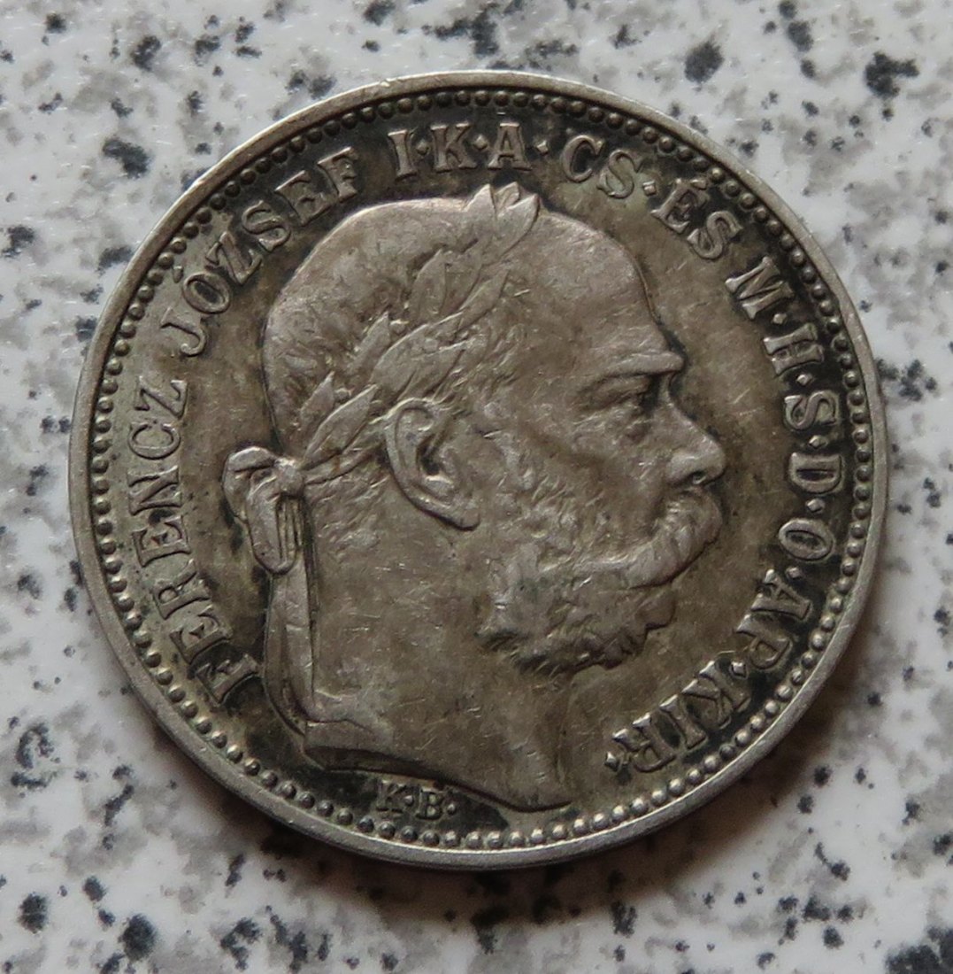  Ungarn 1 Korona 1896   