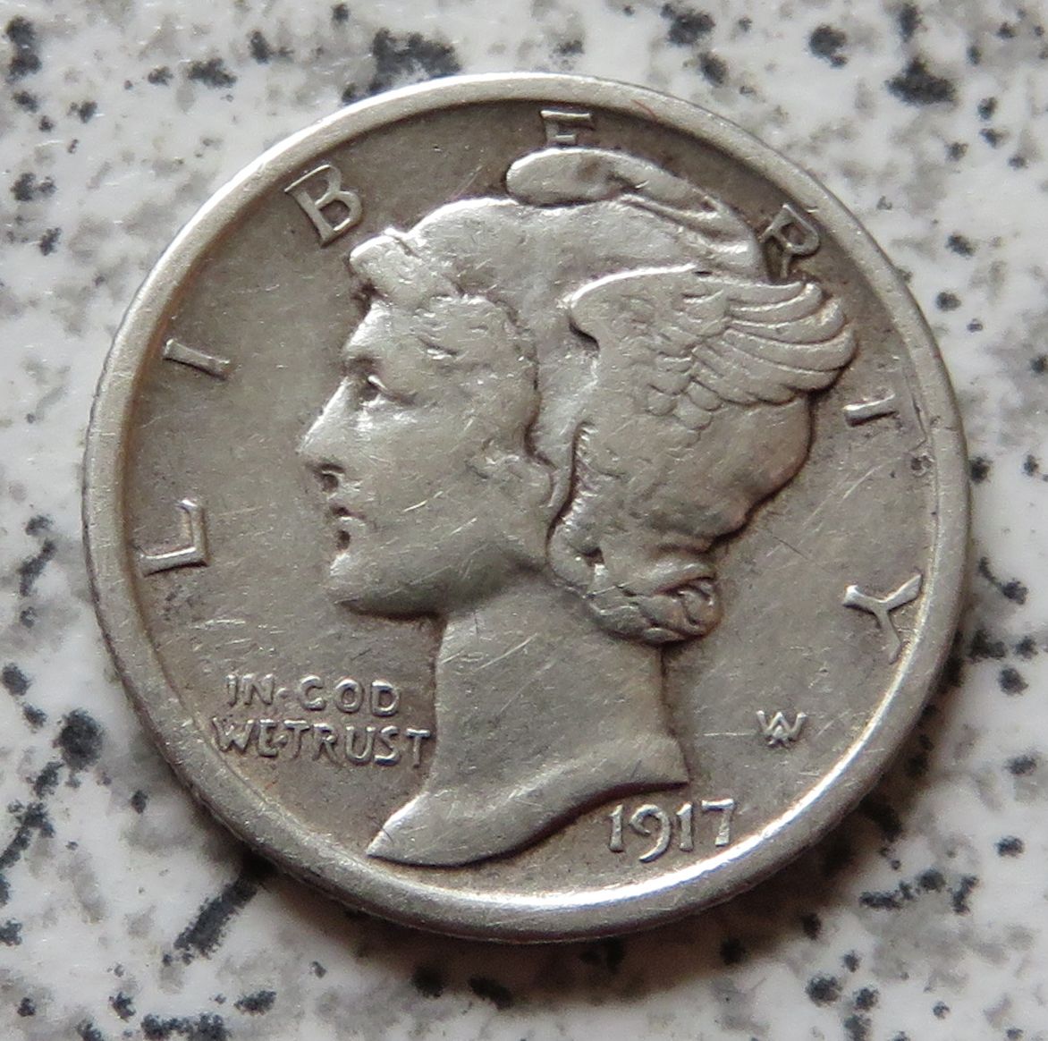  USA 10 Cents 1917 / USA 1 Dime 1917   