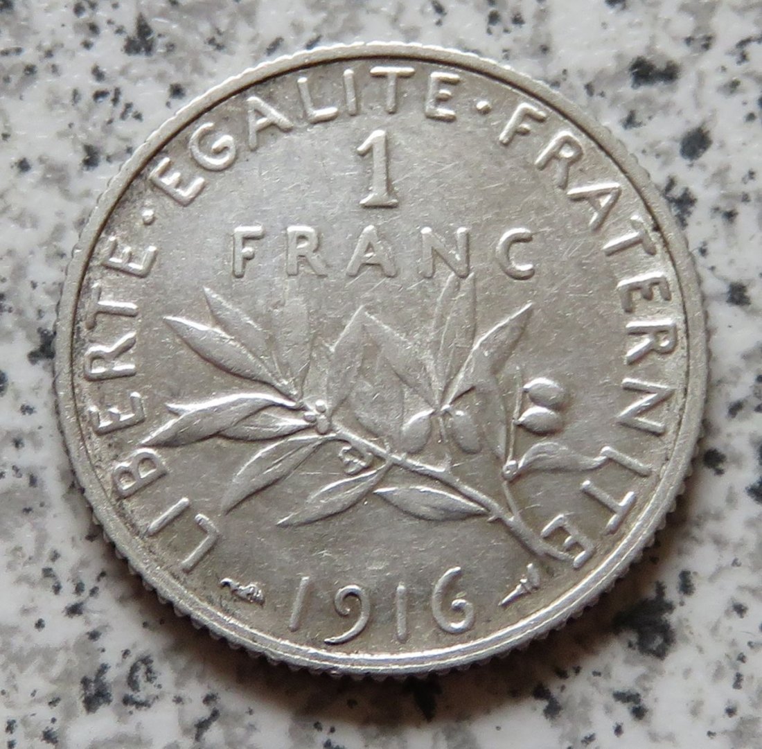  Frankreich 1 Franc 1916   