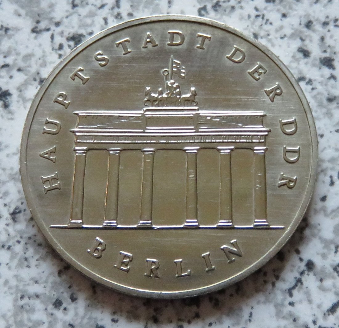  DDR 5 Mark Brandenburger Tor 1989   