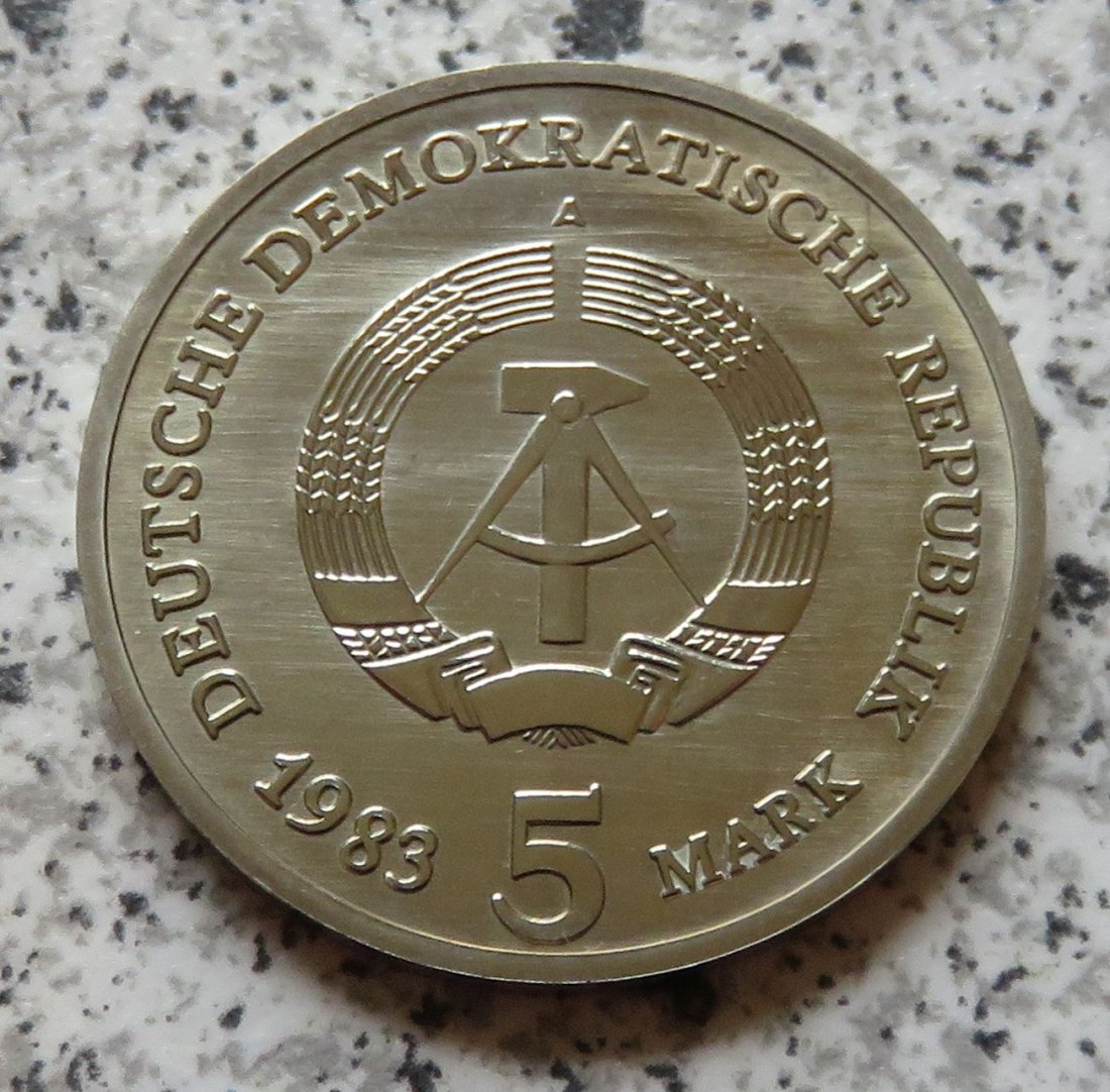  DDR 5 Mark Brandenburger Tor 1983   