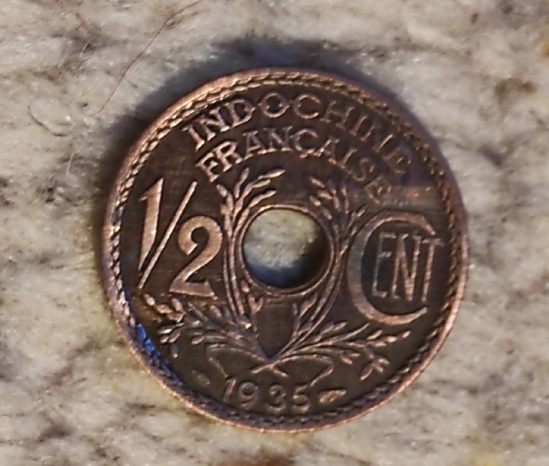  Französisch Indochina 1/2 Cent 1935   