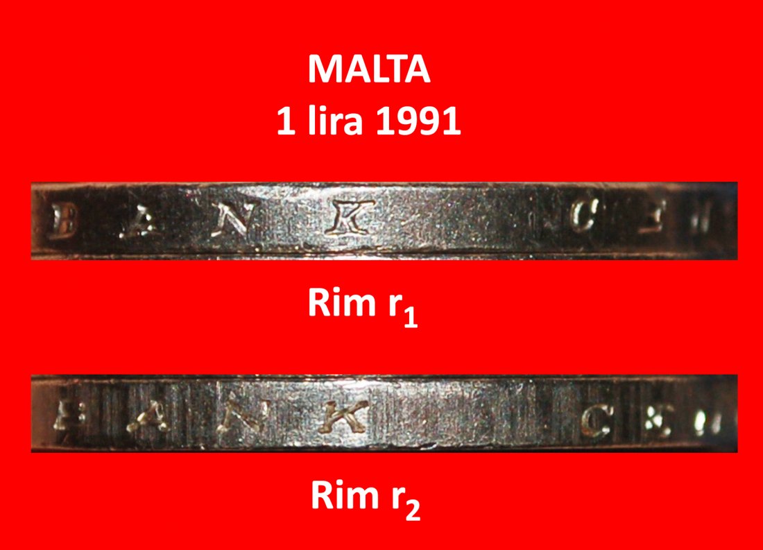  Ⰿ BIRD (1991-2007): MALTA ★ 1 POUND 1991! MINT LUSTRE! 2 DISCOVERY COINS!★LOW START ★ NO RESERVE!   