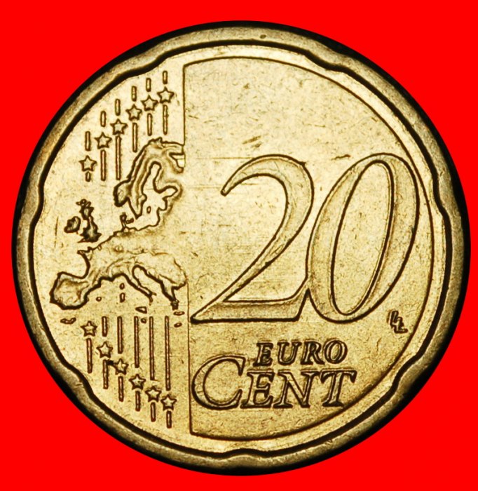  Ⰿ NORDIC GOLD (2008-2026): AUSTRIA ★ 20 EURO CENTS 2013 SPANISH ROSE!★LOW START ★ NO RESERVE!   