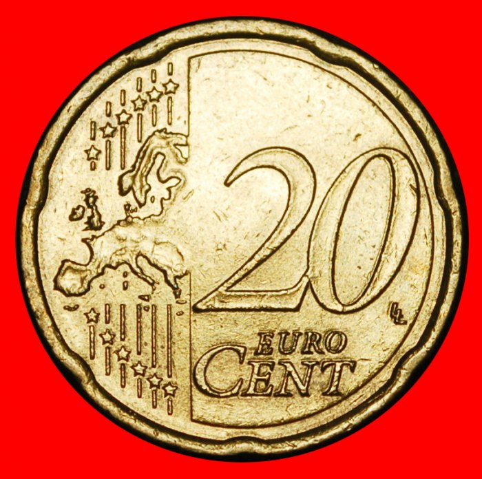  Ⰿ NORDIC GOLD (2008-2026): AUSTRIA ★ 20 EURO CENTS 2014 SPANISH ROSE!★LOW START ★ NO RESERVE!   