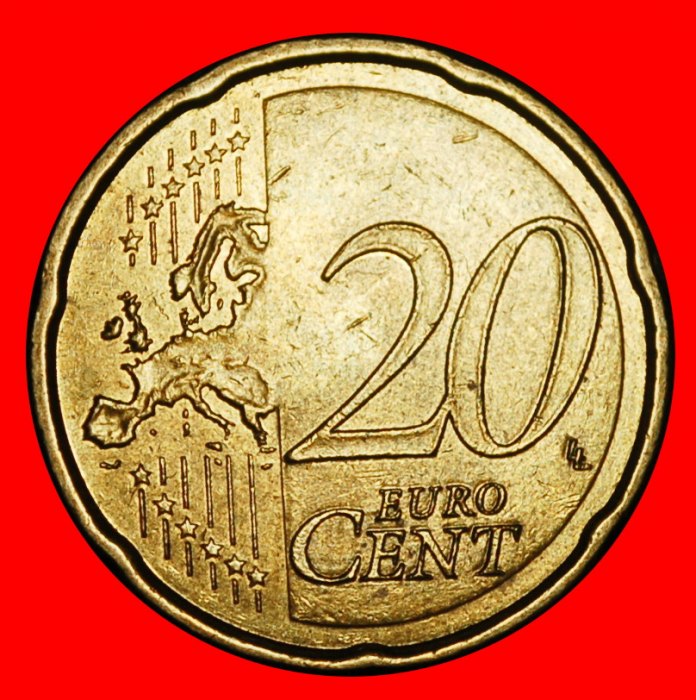  Ⰿ NORDISCHES GOLD (2010-2025): SPANIEN ★ 20 EUROCENT 2014 Cervantes (1547-1616) VZGL★OHNE VORBEHALT!   
