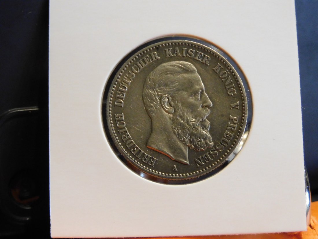  GERMANY 2 MARK 1888 PRUSSIA.GRADE-PLEASE SEE PHOTOS.   