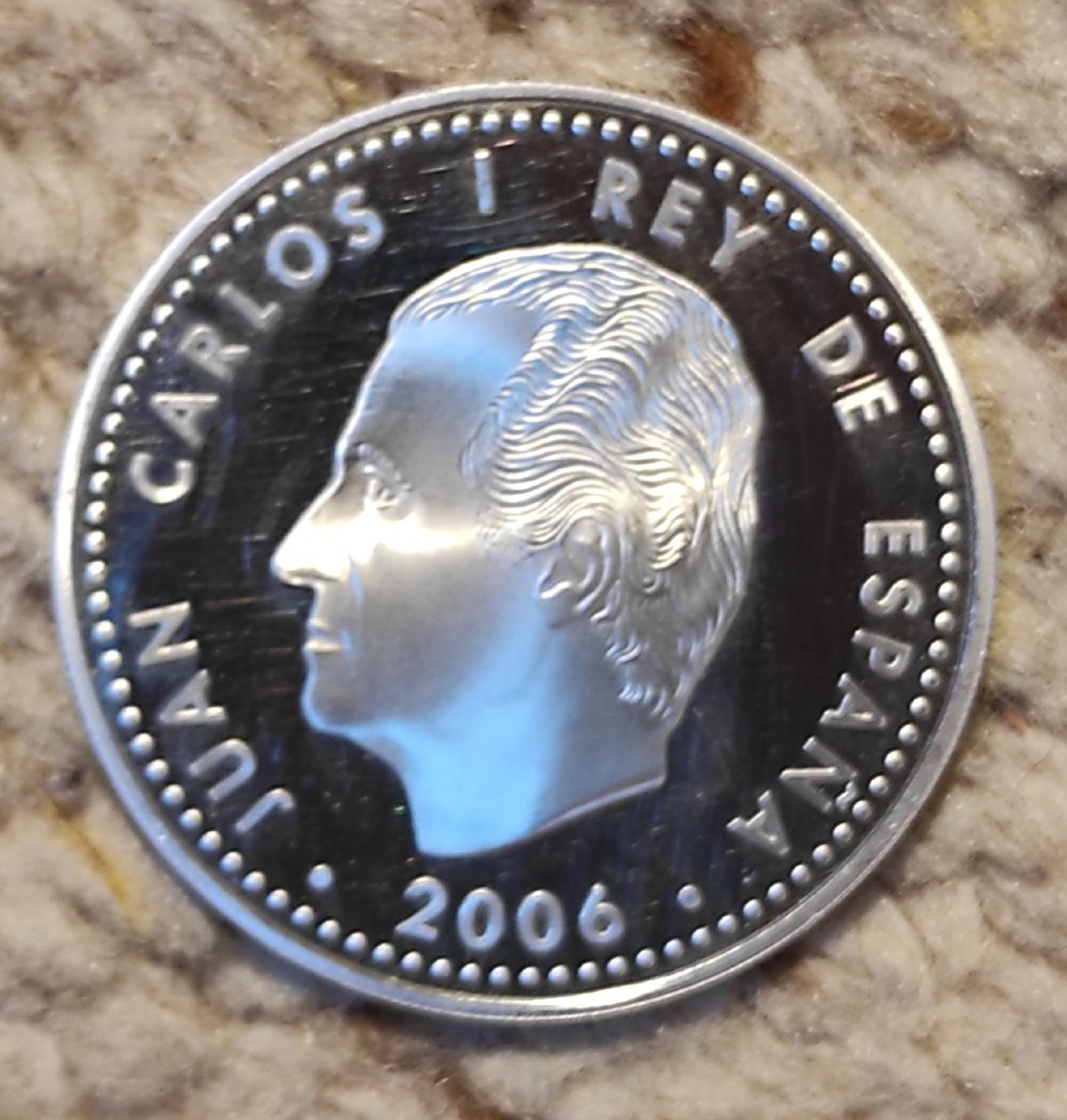  Spanien 10 Euro 2006 SILBER   