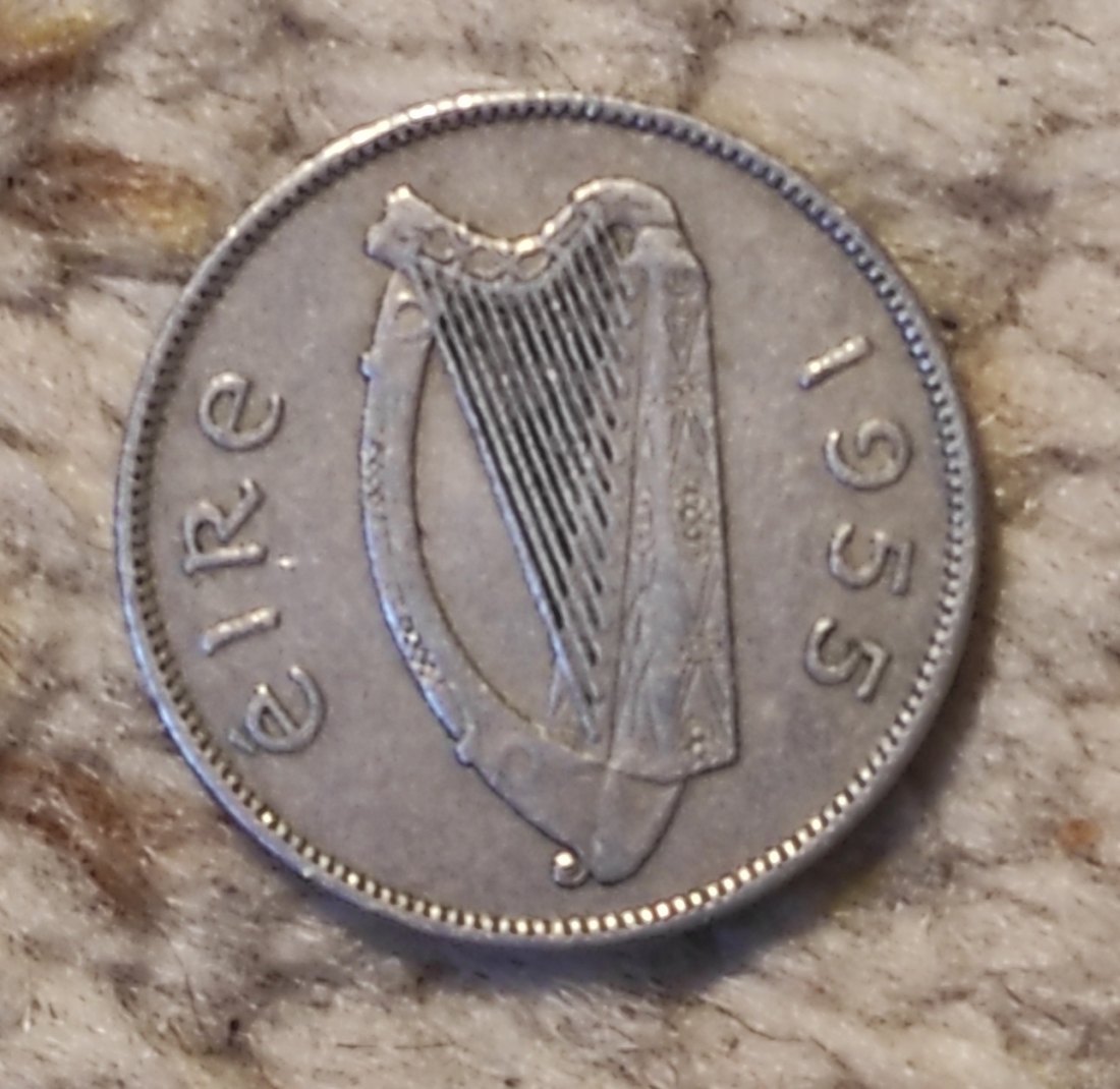  Irland 1 Florin (2 Shillings) 1955   
