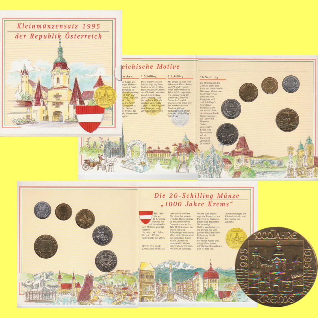  Offiz. KMS Österreich *100 Jahre Krems* 1995 *hgh*   