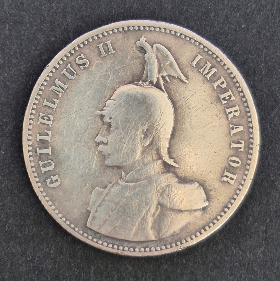  1 Rupie 1907 J, Deutsch-Ostafrika Besetzungszone, SILBER   