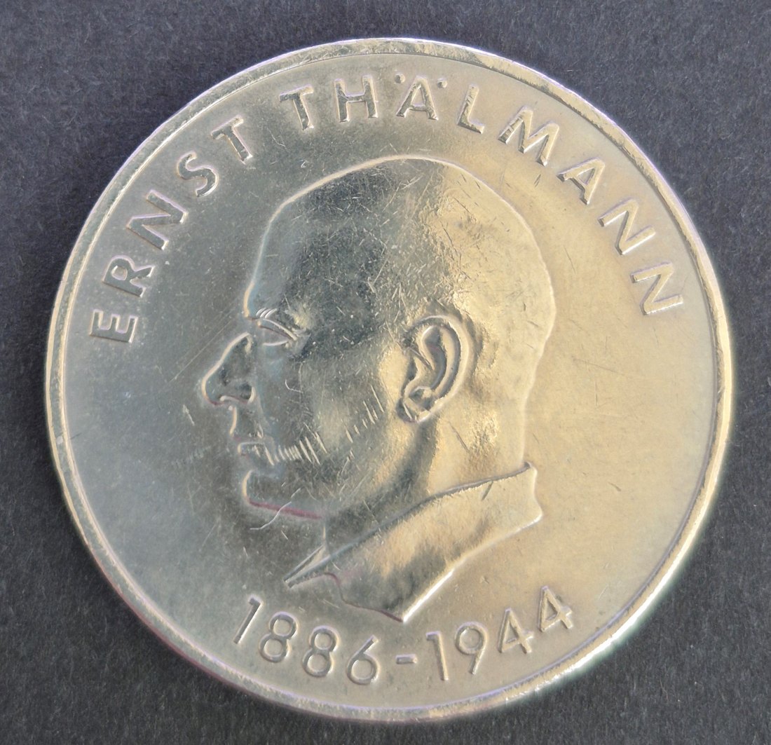  20 Mark 1971 A, Deutsche Demokratische Republik, Ernst Thälmann   