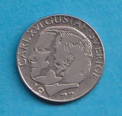 Schweden 1 Krone 1977