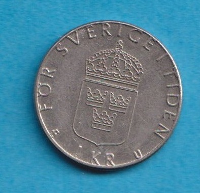  Schweden 1 Krone 1977   