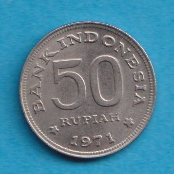 Indonesien 50 Rupiah 1971