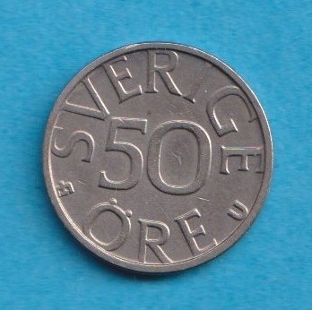  Schweden 50 Öre 1980   