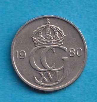  Schweden 50 Öre 1980   