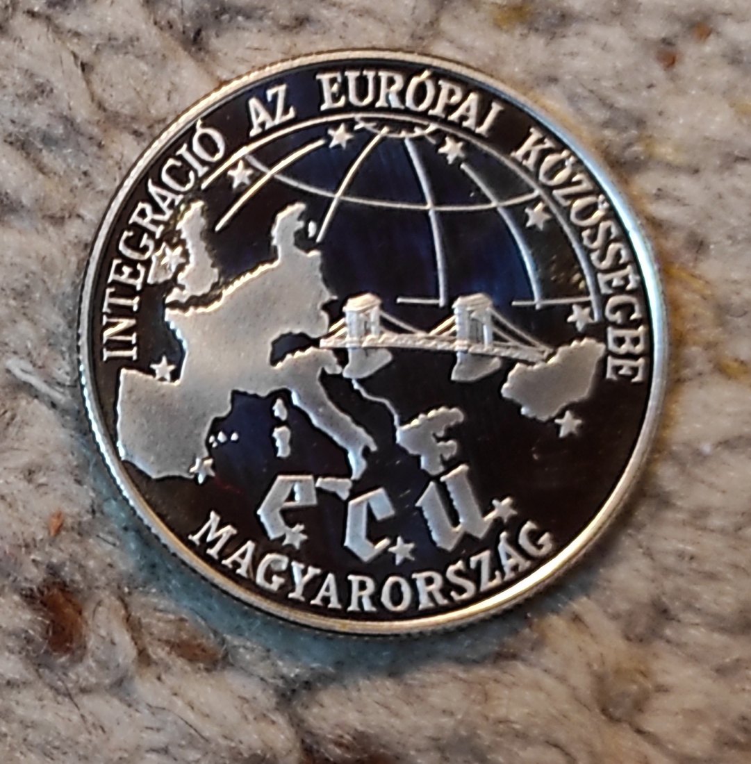  Ungarn 500 Forint 1993 SILBER   