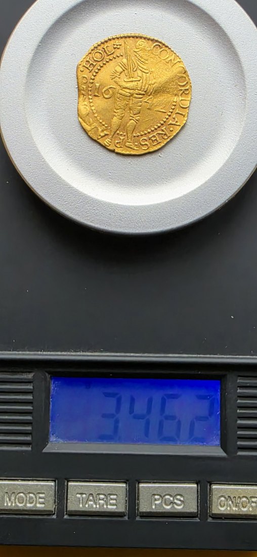  Niederlande Provinz Holland DUKAT 1642 / Delmonde 774 ss-vz Zainende   