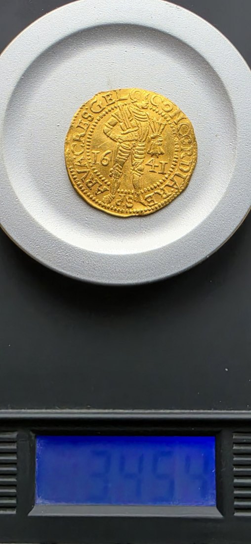  Niederlande Provinz Gelderland DUKAT 1641 / Delmonde 649 vz + Topstück   