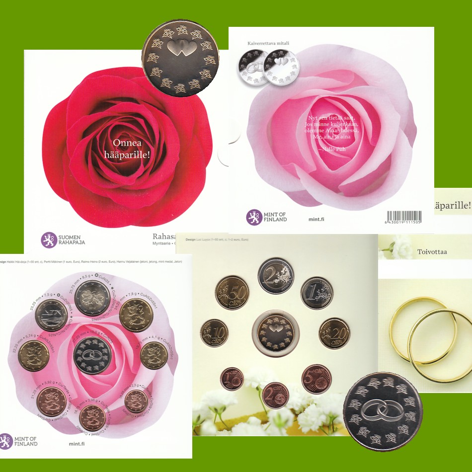  Offiz. Sonder-KMS Finnland *Hochzeiztsatz* 2010 nur 2.500St!   