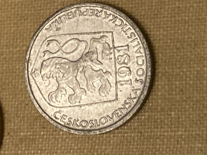  Münze Münzen Umlaufmünze Tschechoslowakei 10 Heller 1981   
