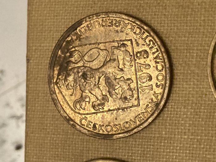  Münze Münzen Umlaufmünze Tschechoslowakei 20 Heller 1978   