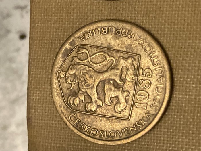  Münze Münzen Umlaufmünze Tschechoslowakei 20 Heller 1985   