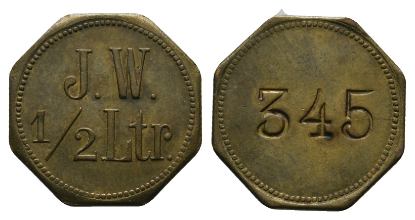  Bayern, J.W. 1/2 Ltr./345; Marke, Menzel ?   