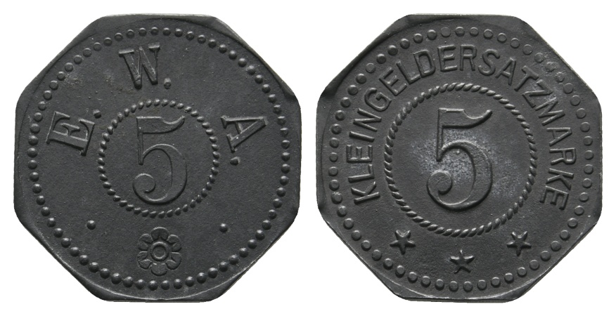  Bayern, Amberg, E.W.A., 5 (Kleingeldersatz); Menzel 493.3   