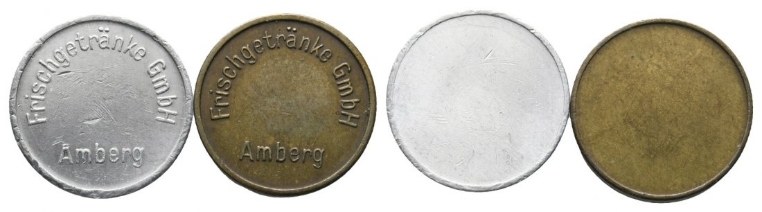  Bayern, Amberg, Frischgetränke (2 Marken); Menzel 496   