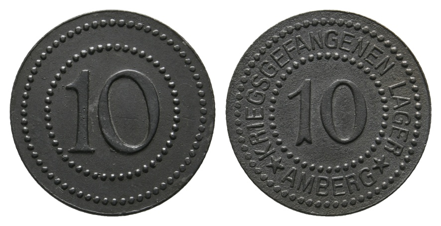  Bayern, Amberg, Kriegsgefangenen Lager, 10; Menzel 510.4   