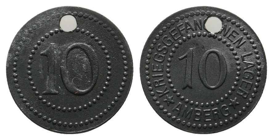  Bayern, Amberg, Kriegsgefangenen Lager, 10; Menzel 510.5   