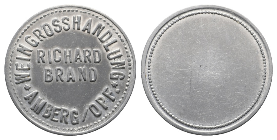  Bayern, Amberg/Opf., Weingroßhandel Richard Brand; Menzel 526.1   