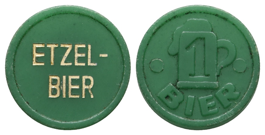  Bayern, Amorbach, Etzel-Bier, 1 Bier; Menzel 539   