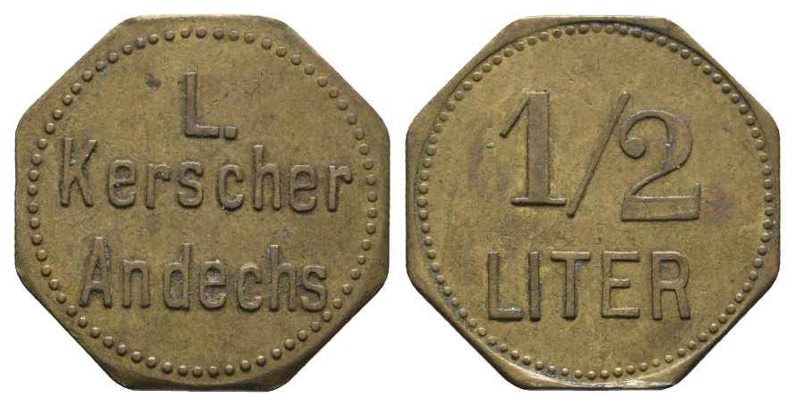  Bayern, Andechs L.Kerscher, 1/2 Liter; Menzel -   