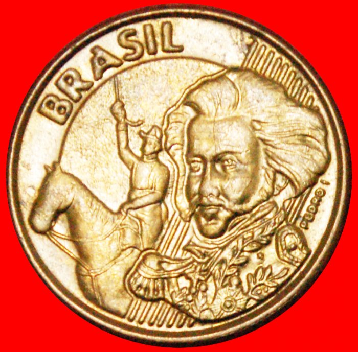  Ⰿ HORSE AND SOUTHERN CROSS: BRAZIL ★ 10 CENTAVOS 2011! Pedro I (1798-1834) LOW START ★ NO RESERVE!   