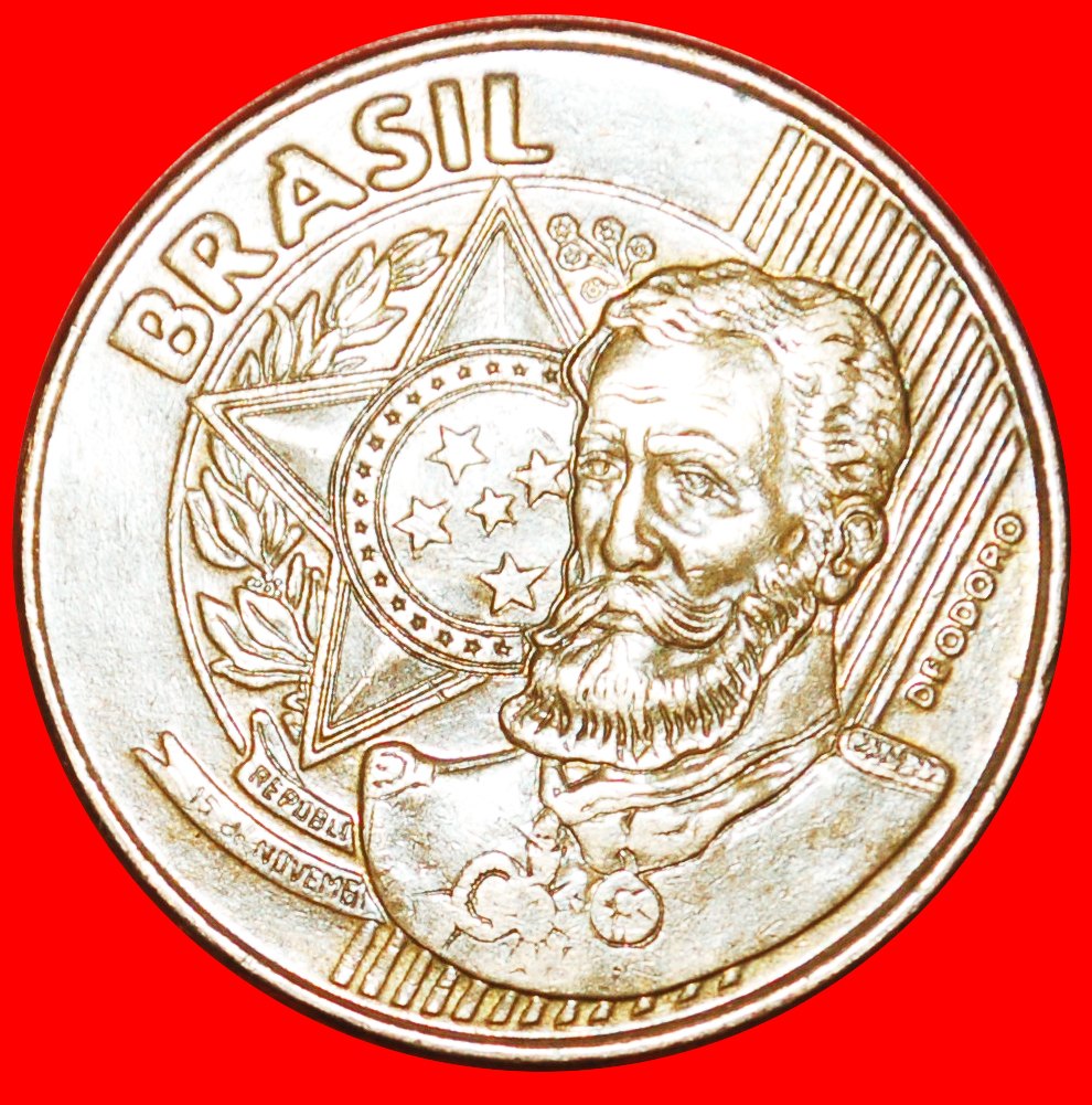  Ⰿ SOUTHERN CROSS: BRAZIL ★ 25 CENTAVOS 2005! Deodoro da Fonseca (1827-1892) LOW START ★ NO RESERVE!   