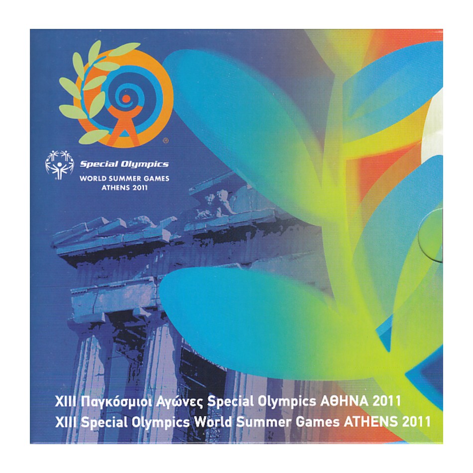  KMS GL *XIII. Spezial Olympics in Athen 2011 mit 10-€-Silbermünze *Akropolis* nur 7.500St!   