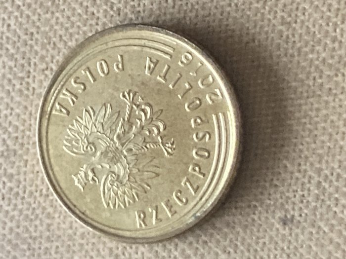  Münze Münzen Umlaufmünze Polen 1 Grosz 2016   