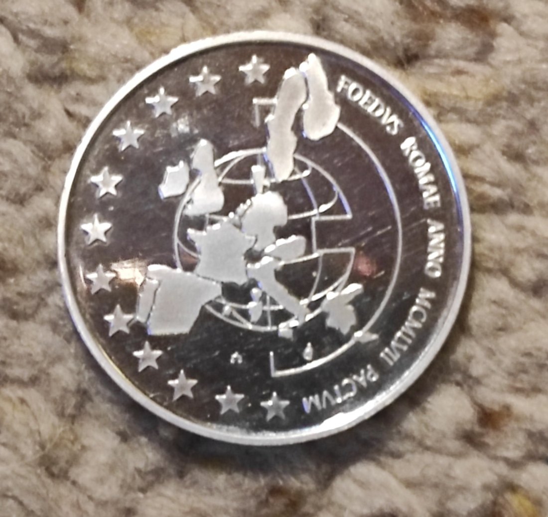  Belgien 5 Ecu 1997 SILBER   