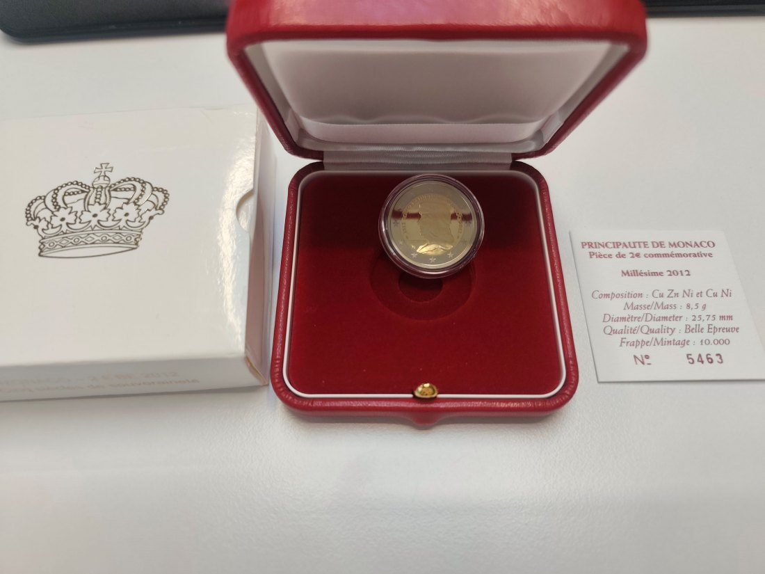 2 euro MONACO 2012 Lucien PROOF