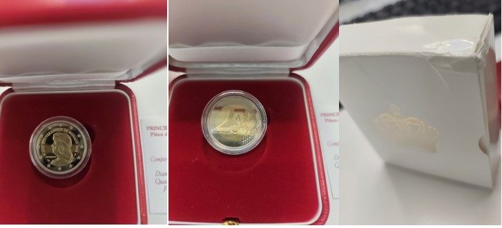  2 euro MONACO 2012 Lucien PROOF   