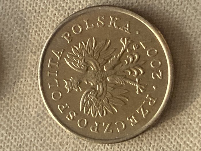  Münze Münzen Umlaufmünze Polen 5 Groszy 2007   