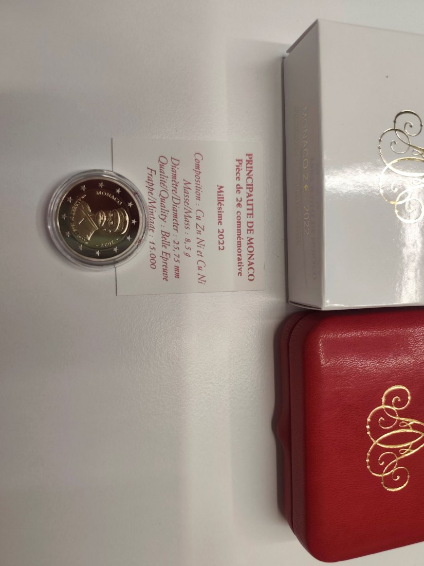 2 euro MONACO 2022 Albert I. Proof