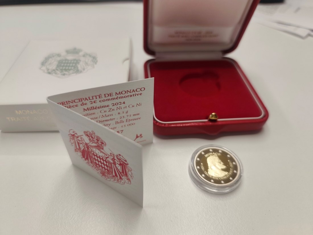2 euro MONACO 2024 KARL V. Proof
