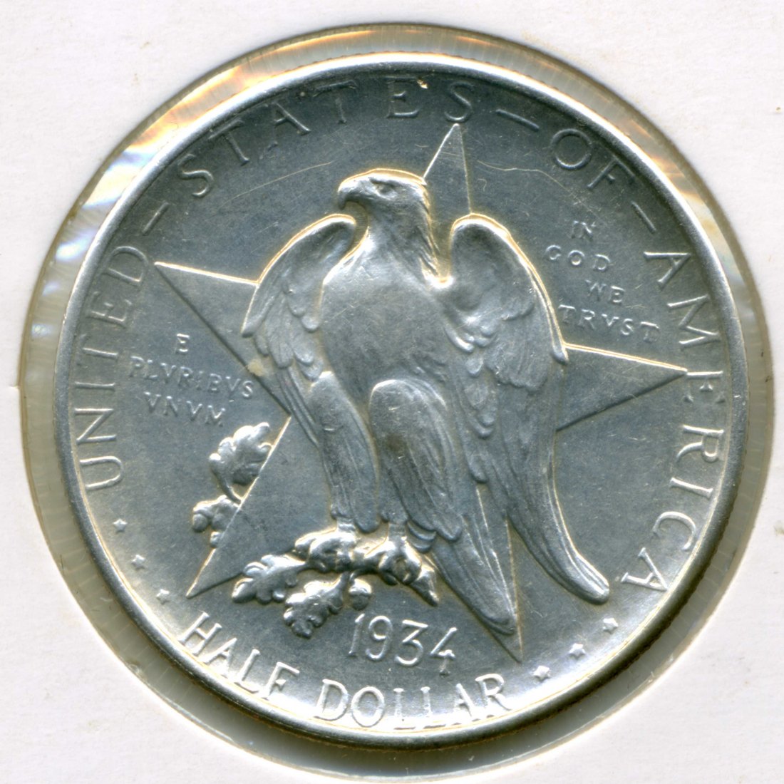  Half Dollar Commemorative USA Sondermünze Texas 1934   